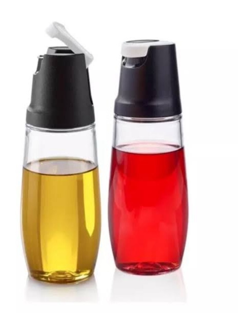 Tupperware Tilt N Serve Dispensers Oil and Vinegar,Salad Dressing 340mL set of 2
